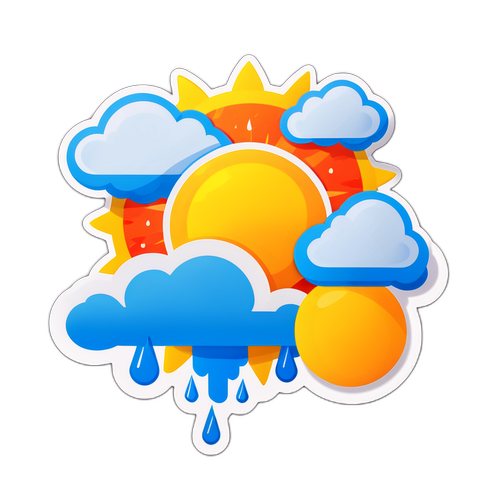 Sticker del clima para Rosario