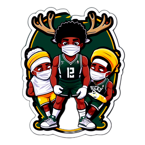 Masayang Sticker tungkol sa Injury Report ng Bucks