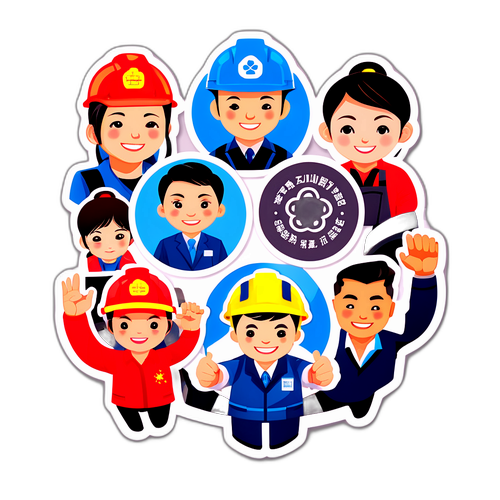 鋼鐵文化團隊合作貼紙