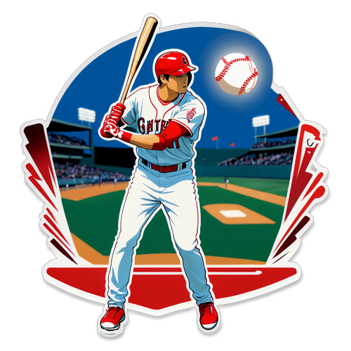 大谷翔平棒球貼紙