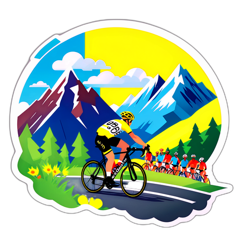 Vibrant sykkelscene for Tour de France 2025