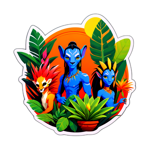 Наклейка с темой «Аватар 3»