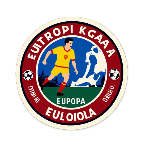 Sticker ya Ligi ya Europa ya Mpira wa Miguu