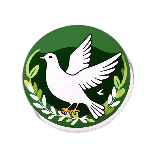 和平與和解的228節主題貼紙