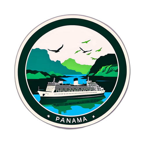 Panama Canal Siluetti