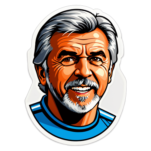 Sportieve Sticker van Eric Gerets