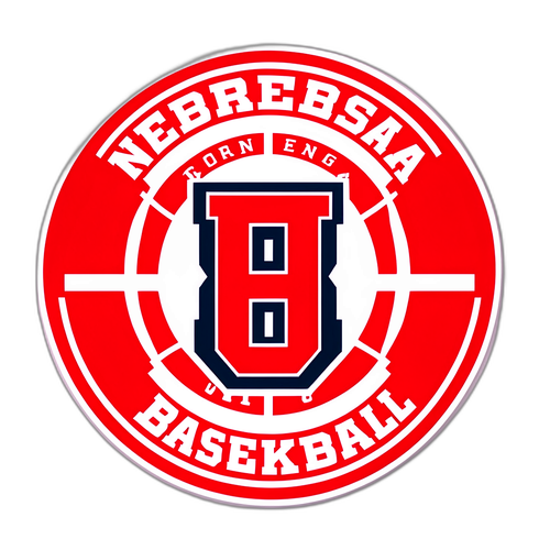 Nebraska Basketball Sticker