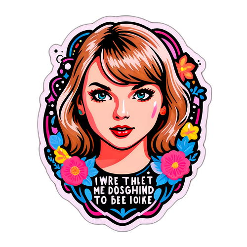 Sticker na Inspirado sa Mga Lyric ni Taylor Swift