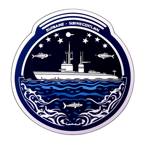 日本潜艇军事发展的贴纸