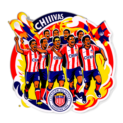 Chivas Supporters Celebrating a Goal