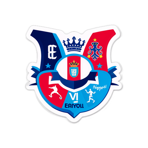 Динамічна наліпка з кольоровою схемою Наполі