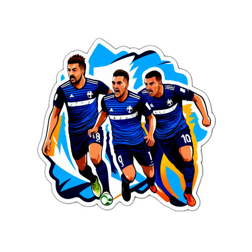 Giocatori del Qarabağ FC in azione