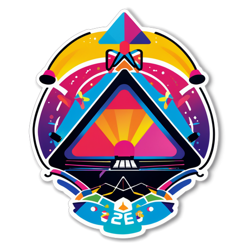 Illuminate the Vibe: Coldplay's 2025 Tour Sticker