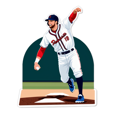 Evan Phillips Mid-Pitch Action Sticker