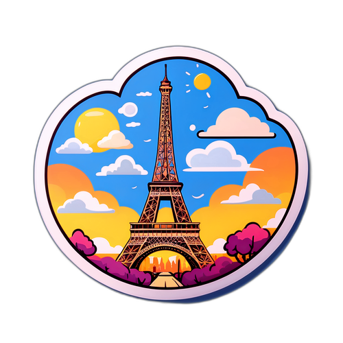 Autocollant Météo pour Paris