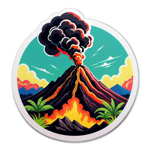 Ilustrasyon ng Bulkang Kanlaon