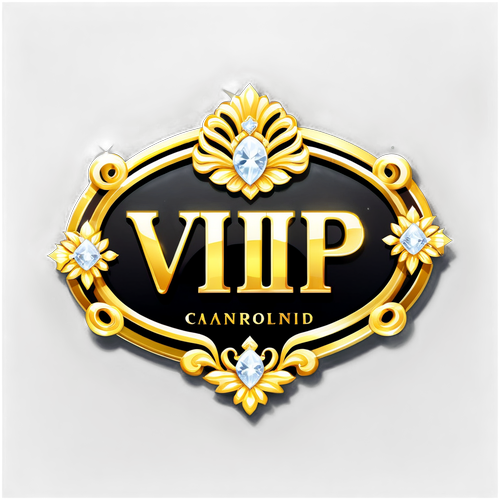 VIP Naklejka z Luksusowym Napisem