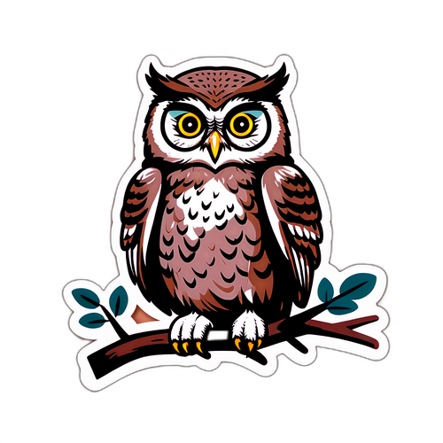 Morgan Freeman som en klok ugle