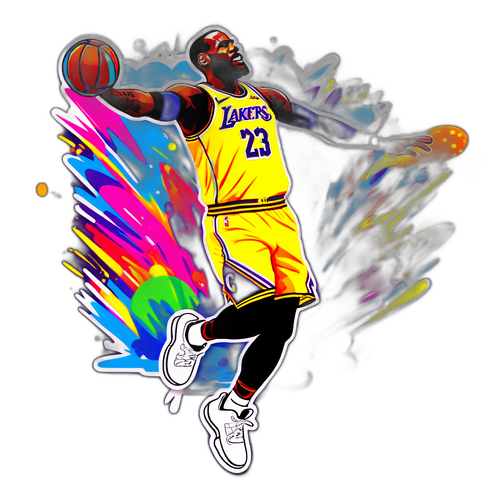 LeBron James na Umaarangkada para sa Slam Dunk