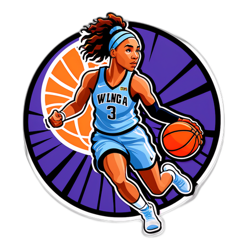Stylish na Sticker ng WNBA