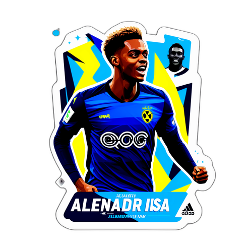 Alexander Isak: Målgest med fans