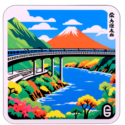 小田急線の風景シール