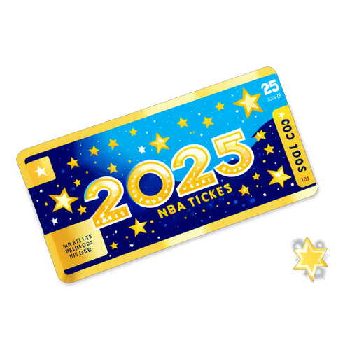 Billet de loterie futuriste NBA 2025