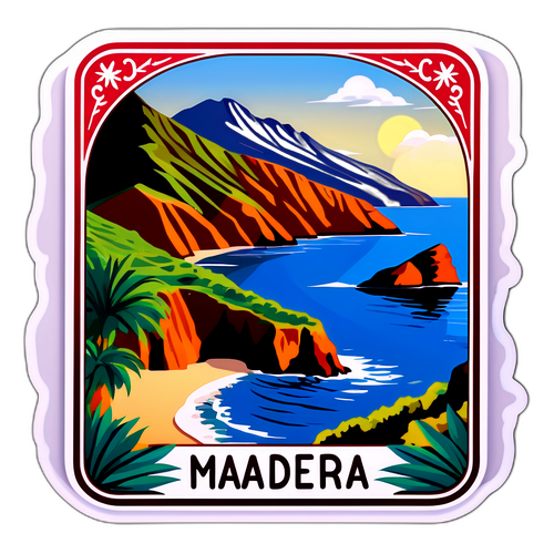 Sticker de tip carte poștală din Madeira