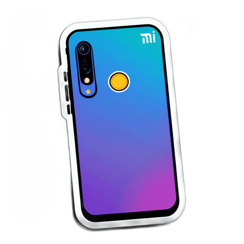 Стикер с популярным смартфоном Xiaomi