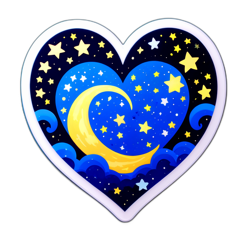 Notte Stellata con Cuore
