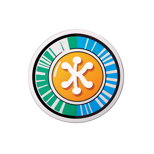 암호화폐 관련 스티커 - XRP 로고와 긍정적인 메시지