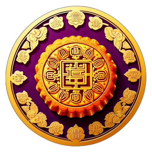 五仁月饼贴纸
