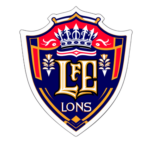 Sticker ya Alama ya Lyon FC