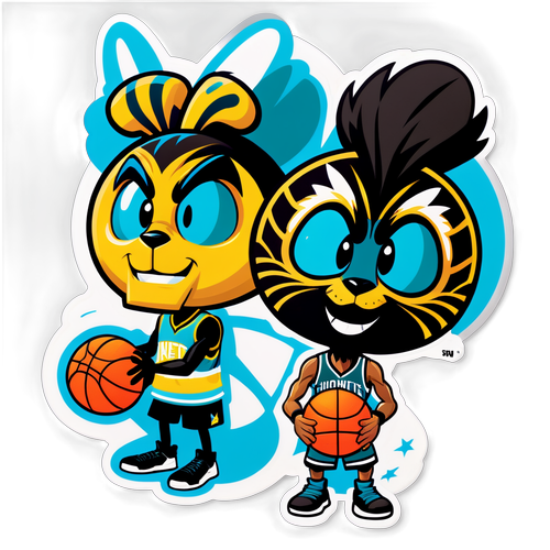 Ang Nakakatawang Labanan: Nets vs. Hornets Mascots, Sino ang Mananalo sa Courts?