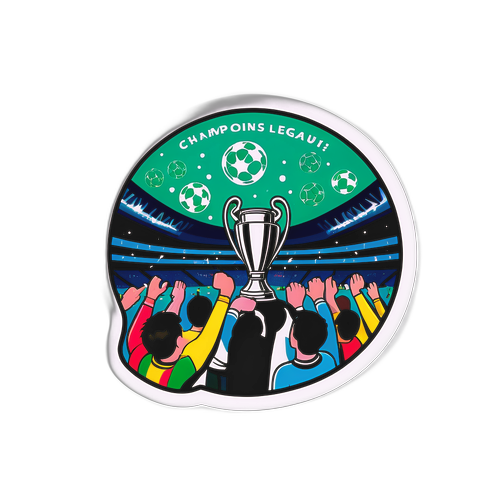 Ekscytująca scena meczu Ligi Mistrzów