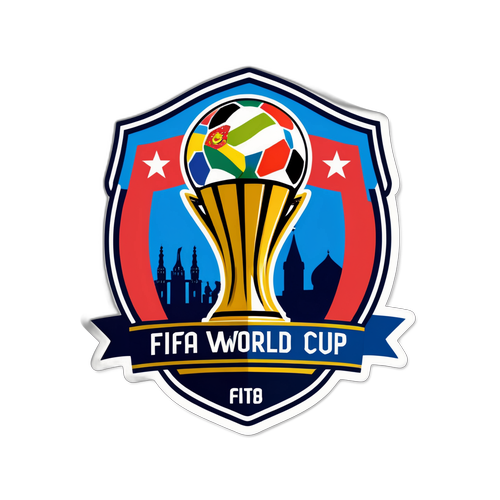 Autocolant vintage pentru Cupa Mondială a Cluburilor FIFA