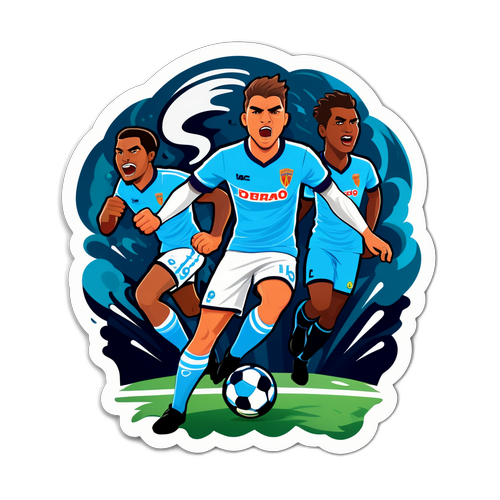 Stiker Tornado FC vs Deltras: Pertarungan Intens