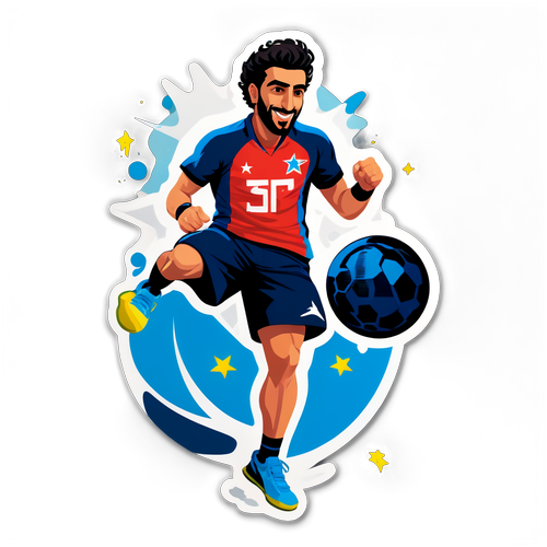 Sticker Omar Marmoush - Bintang yang Sedang Meningkat