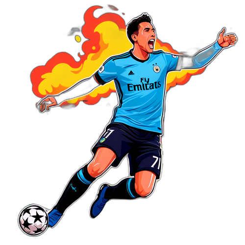 Enzo Pérez Marcando un Gol