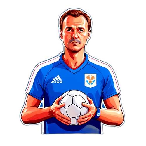 Медведев с мячом в руках