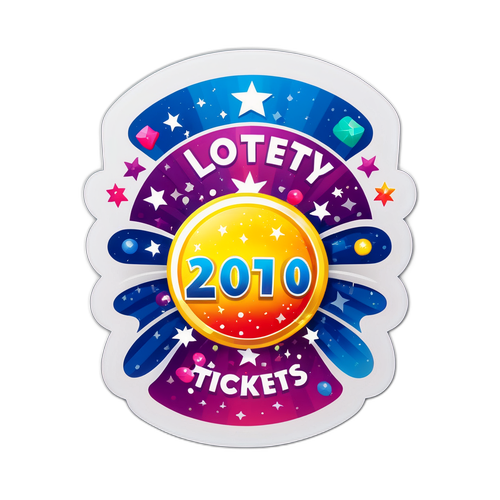 Malaking Lotto Ticket Sticker