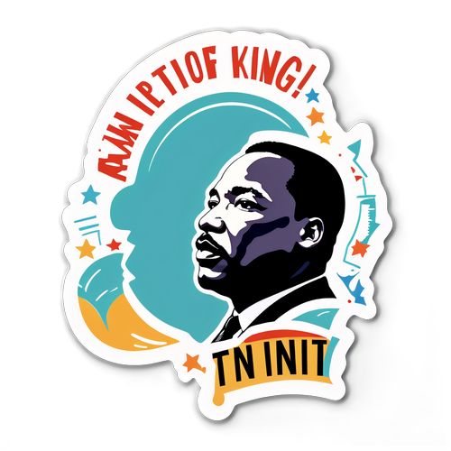 Martin Luther King Day Sticker