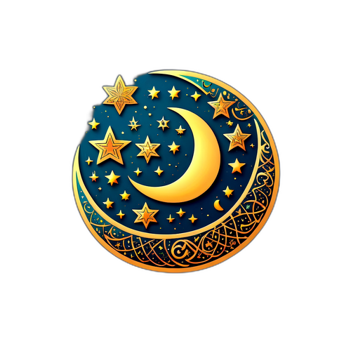 Vrolijke Eid Mubarak Sticker