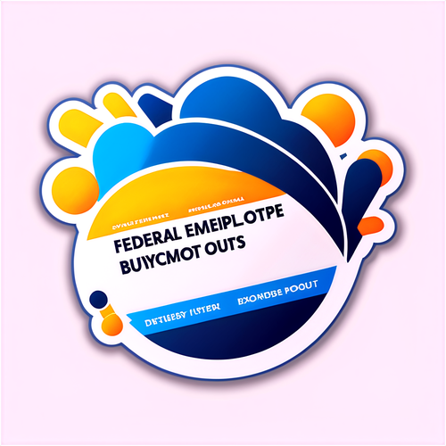 Federal Employee Buyout Concept Sticker