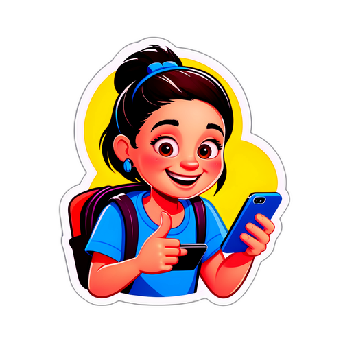 Karakter Kartun Ramah Memeriksa PIP