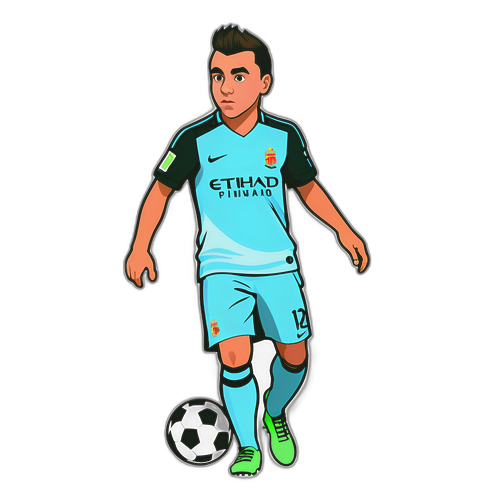 Sticker Iago Aspas w akcji
