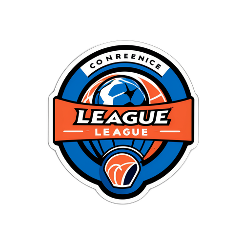 Diseño de sticker de la Conference League