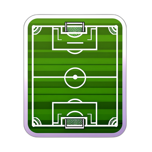 Stiker Lapangan Sepak Bola Emblematis