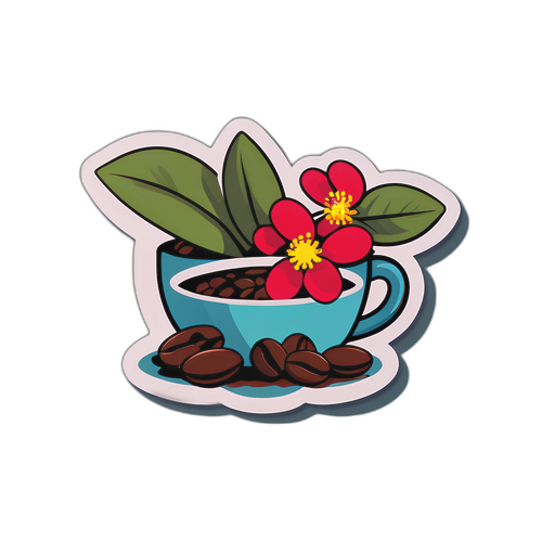 Hạt cà phê nở hoa