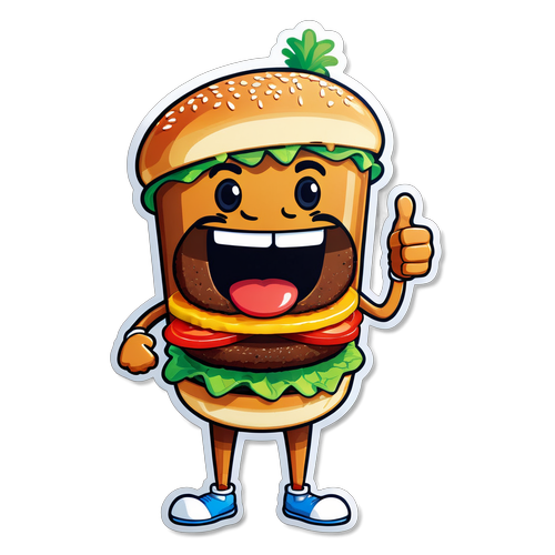 Islak Hamburger severler, bu sticker'ı kaçırmayın! 😄🍔